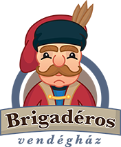 Brigadéros vendégház Logo